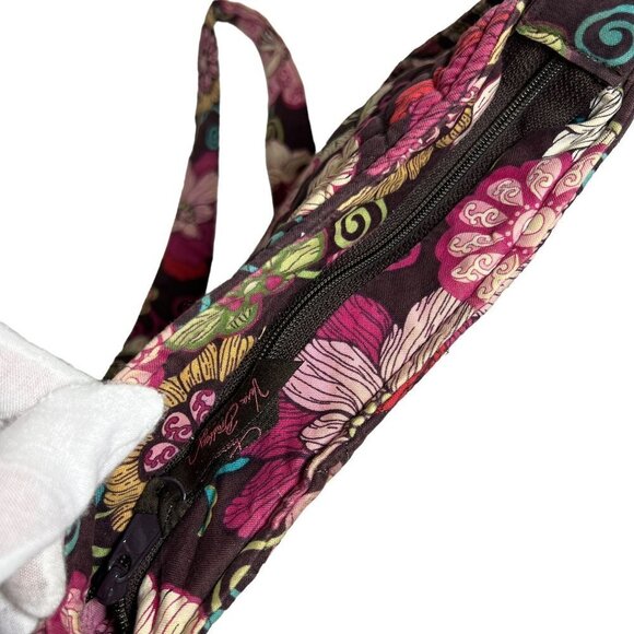 VERA BRADLEY Mod Floral Pink Hipster Crossbody Messenger Bag Floral Quilted - Picture 9 of 16